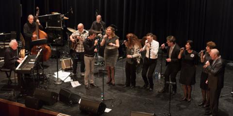 Jazz vocal group “Take Eight” zoekt bariton