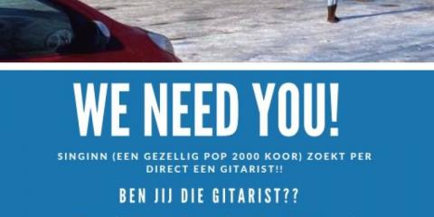 Koor zoekt gitarist