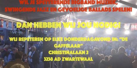 Delta Swing Big Band zoekt per direct 1e Lead Trompettist