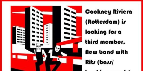 Nieuw bandje - eigen werk - industrial-sleaze-punk - zoekt derde bandlid - Rotterdam