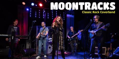 Rockcoverband Moontracks uit Den Haag zoekt een toetseniste(e).