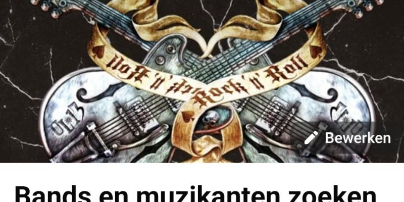 Nieuwe facebook groep bands en muzikanten zoeken voor eigen werk