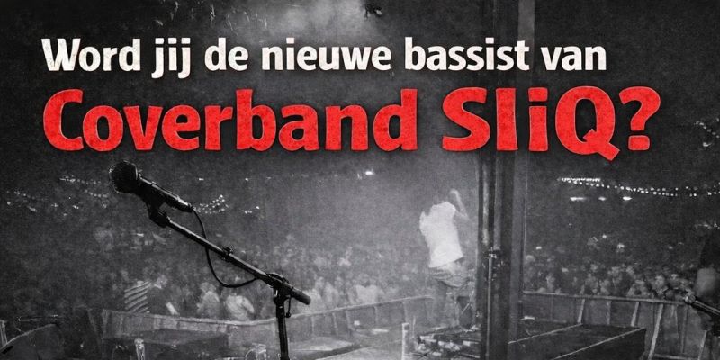Word jij de nieuwe bassist van Coverband SliQ?