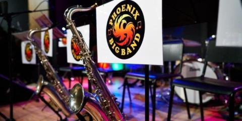 Trombonisten voor Phoenix Big Band Ede