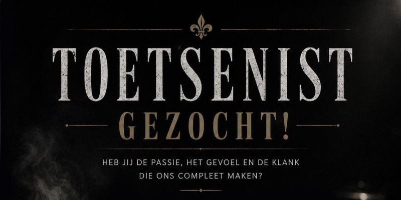 Toetsenist m/v!