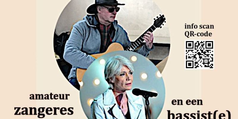 Gezocht: zangeres 'Françoise Hardy' (of zangduo) en een basgitarist(e).
