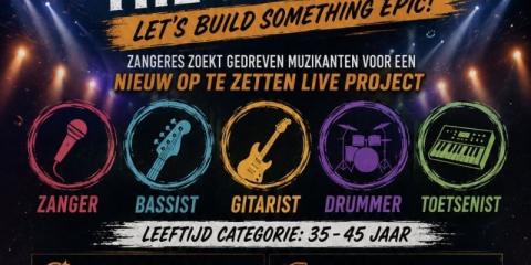 Zangeres zoekt zanger en muzikanten voor nieuw project!