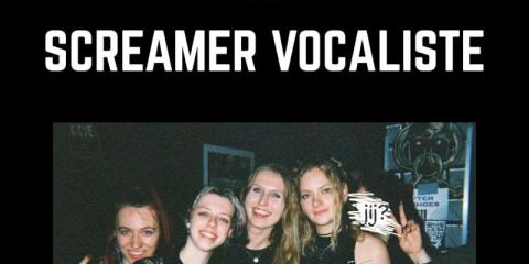 Alt-Metalcore Band Zoekt Screamer Vocaliste